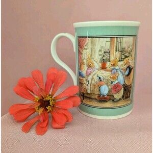 Foxwood Tales Bone China Coffee Mug 3 5/8” 10 oz Hope You Feel Better